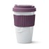 To-Go Becher "lecker weinbeere" - Hartporzellan